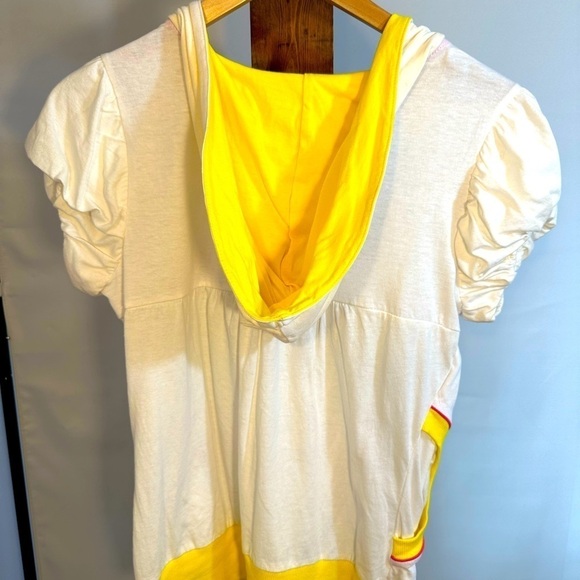 MKM Designs Womens Hoodie Blouse Top Sweatshirt Size M Front Zip Side Pockets - Picture 11 of 16